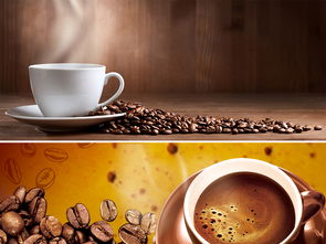 探索西式茶与咖啡的美味世界 精美下午茶海报设计素材推荐